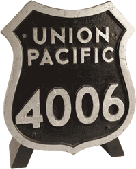 Union Pacific Engine Plate