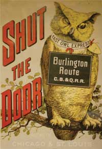 Burlington Route poster